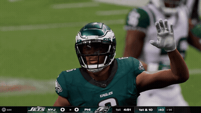 Eagles Player Waving GIF