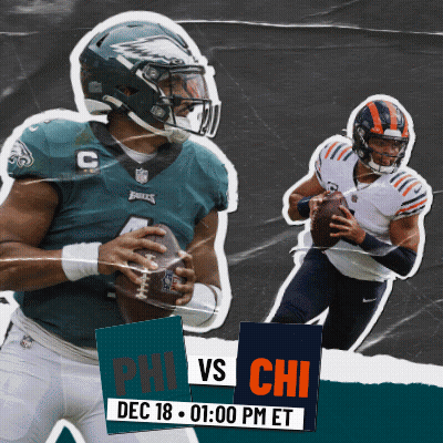 Eagles Vs Bears Football Game Poster GIF