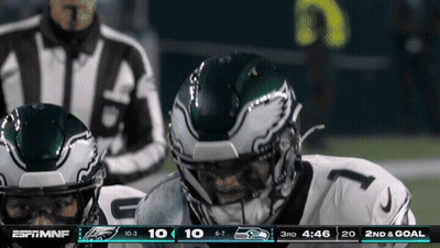 Eagles Vs Seahawks Football On ESPN GIF