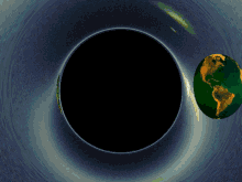Earth Around A Black Hole