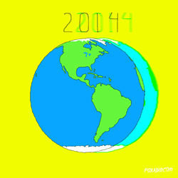 Earth Comparison Global Warming GIF