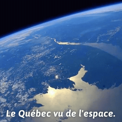 Earth From Space Le Quebec Vu De L'Espace GIF