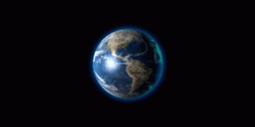 Earth Live Spinning Globe GIF