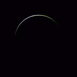 Earth Rotation Glow In The Dark GIF