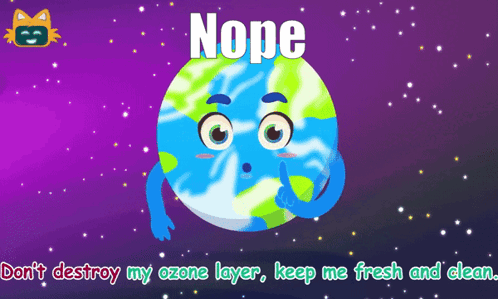 Earth Saying Nope GIF