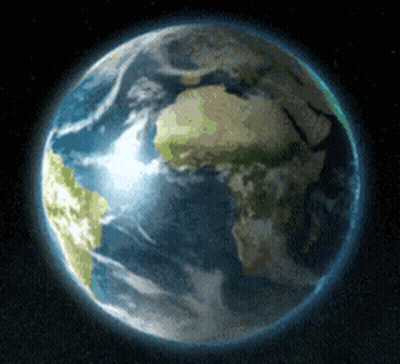 Earth Showing Africa And Middle East GIF