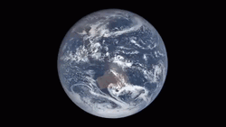 Earth Spinning Fast GIF