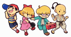 Earthbound Flashing Colors
