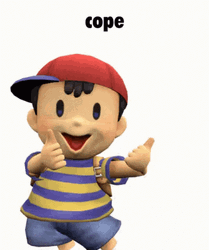 Earthbound Ness Thumbs Up