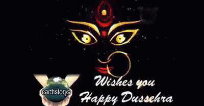 Earthstory Wishes You Happy Dussehra Poster GIF