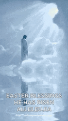 Easter Blessings He Has Risen GIF