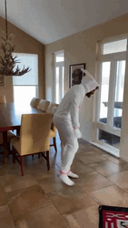 Easter Bunny Man Dancing GIF