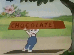 Easter Bunny Running With Chocolate Fail GIF