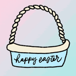 Easter Eggs Basket GIF