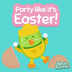 Easter Party Bean&Gone GIF