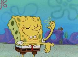 Easy Done SpongeBob Wiping Hands GIF