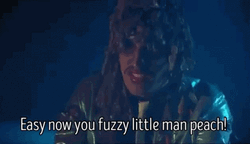 Easy Now Fuzzy Little Man Bush Shoe GIF