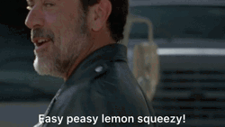 Easy Peasy Negan Dean Morgan Walking Dead GIF