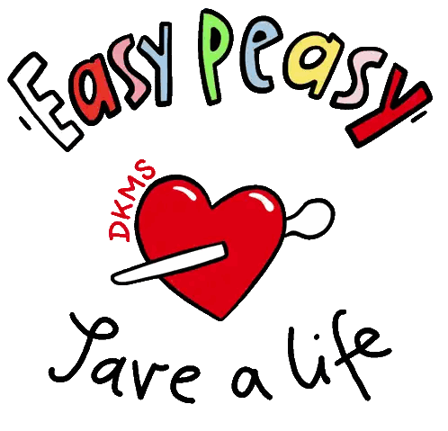 Easy Peasy Save A Life Logo Sticker
