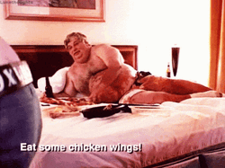 Eat Some Chicken Wing GIF