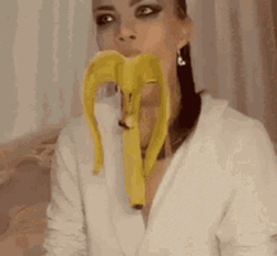 Eating Banana GIF