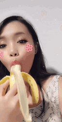 Eating Banana GIF