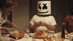 Eating Out Shy Marshmellow GIF