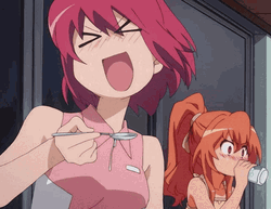 Eating Spicy Food Tora Dora Minori Loves It GIF