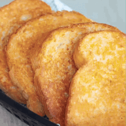  Eating Toast Bread Transition GIF