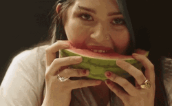 Eating Watermelon DeathbyRomy Singer  GIF