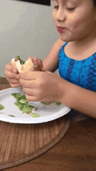 Eating Yummy Sandwich GIF