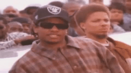 Eazy E Crowd Rapping Altogether GIF