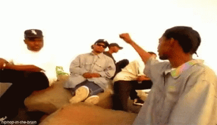 Eazy E Fist Bumping Bone Thugs GIF