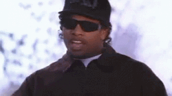 Eazy E  Free Styling While Wearing Dark Shades GIF