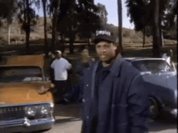 Eazy E Freestyling Bouncing Cars Background GIF