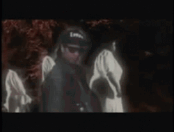 Eazy E Swagging Ghostly Effect GIF