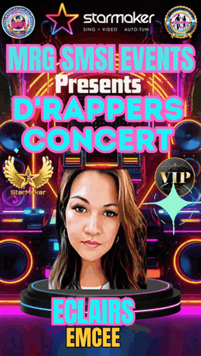 Eclairs Emcee D-Rappers Concert Poster GIF