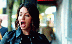 Ecstatic Adelaide Kane Wearing Leather Jacket GIF