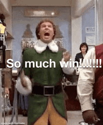 Ecstatic Will Ferrell Winning Meme GIF