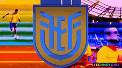 Ecuador Football Technotoro Logo GIF