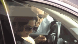 Ed Bassmaster Scares Girl Driving In Window GIF