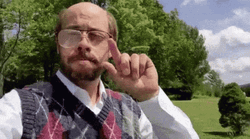 Ed Bassmaster With Glasses Eating Wheat GIF