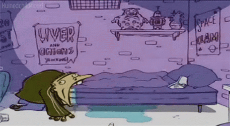 Ed Edd N Eddy Eating Mattress GIF