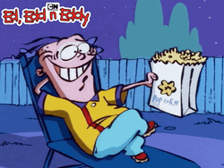 Ed Edd N Eddy Eating Popcorn GIF