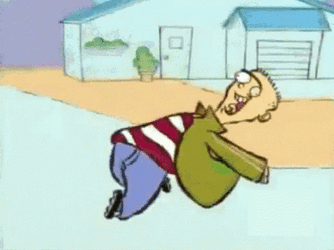 Ed Edd N Eddy Funny Run GIF