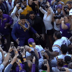 Ed Orgeron Hyping With His Players GIF
