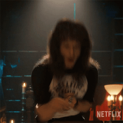 Eddie Munson Got Startled GIF