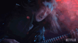 Eddie Munson Metal Rock Scene GIF