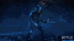 Eddie Munson Rock Guitar GIF