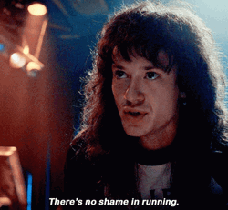 Eddie Munson Shame In Running GIF